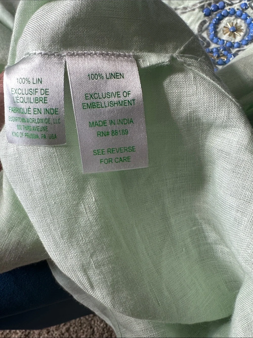 Lilly Pulitzer Amelia Island tunic top is 100% linen! Like new